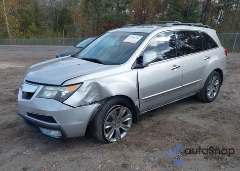 2012 Acura Mdx Advance Package из США, поврежденный, VIN 2HNYD2H68CH511252